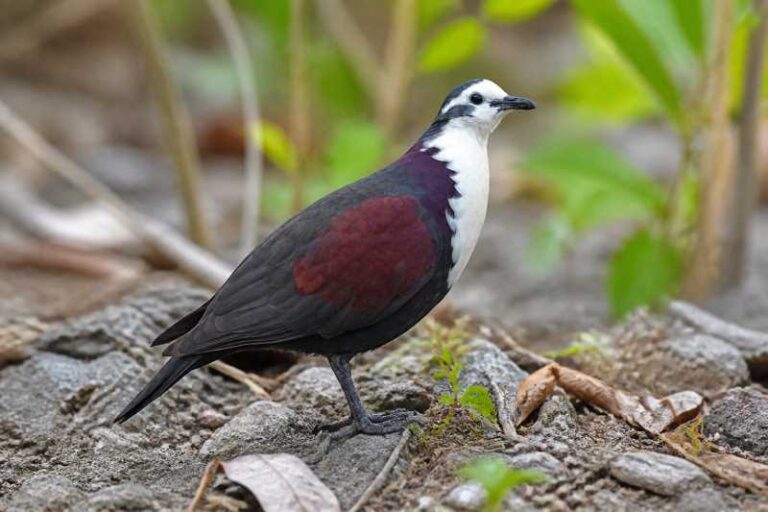 Image of a Polynesian Ground Dove in its natural habitat