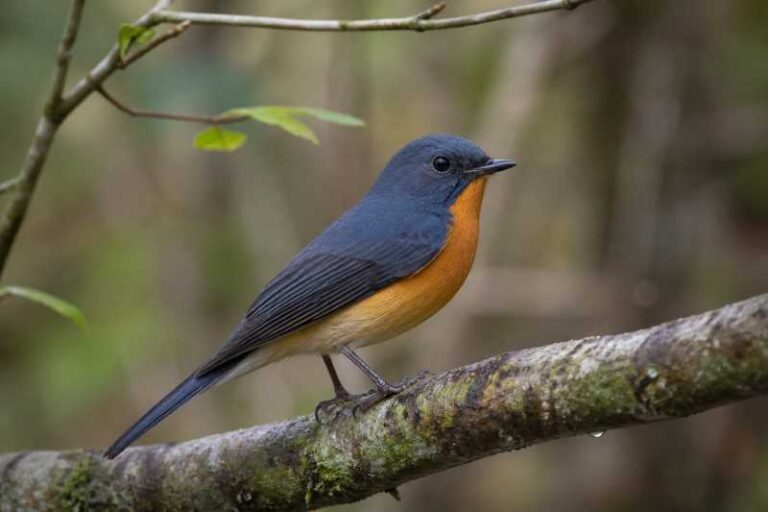 Image of a Slaty-backed Flycatcher in its natural habitat